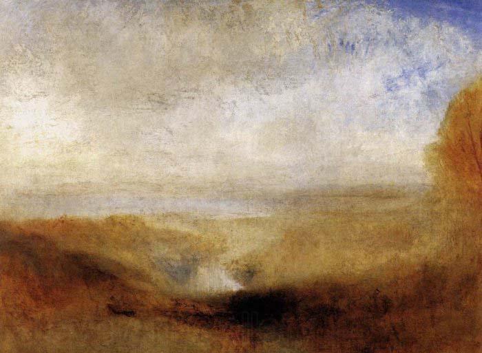 Joseph Mallord William Turner Landscape with a River and a Bay in the Background